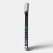 Paarse groene ventilator Abstracte fractale Initia Case-Mate iPhone Case (Achterkant / Links)