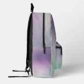 Paarse Groene Vlinder Fairy Prinses Meisjes Custom Bedrukte Rugzak (Links)