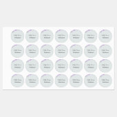 Paarse groene waterverf verlaat medewerker labels (Vel)