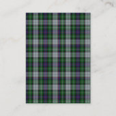 Paarse, groene, witte Kaart met Thisle Enclosure (Achterkant)