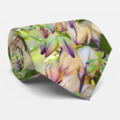 paarse groene yucca bloemen stropdas (Opgerold)