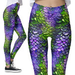 Paarse Groene Zeemeermin Triton Fantasy Draak Kost Leggings<br><div class="desc">Duik in de magische fantasiewereld met deze Paarse en groene zeemeermin, Triton en Poseidon geïnspireerde Dragon Scales / Tail Leggings. Perfect voor het omarmen van de betoverende allure van zeemeerminnen, of de koninklijke majesteit van mythische zee wezens. De levendige paarse en groene tinten, gekoppeld aan het drakenschaalpatroon, bevatten waterdruppels om...</div>