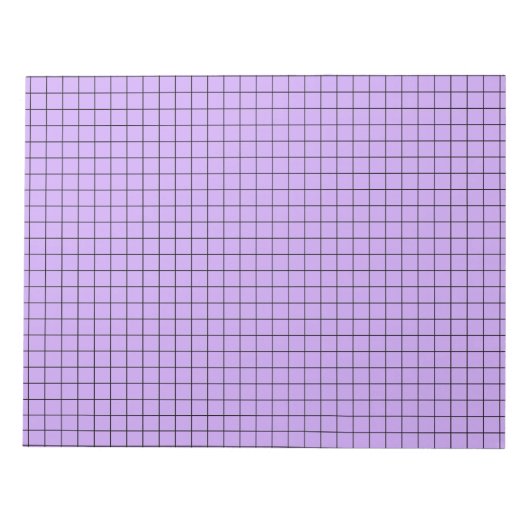Paarse grote grafiekpapier notitieblok (Voorkant)