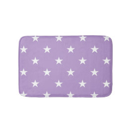 Paarse grote sterren Bath Mat