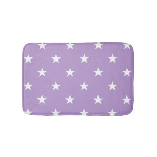 Paarse grote sterren Bath Mat