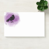 Paarse Grunge Raven Post-it Notes (Kantoor)