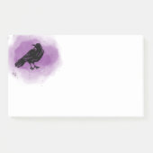 Paarse Grunge Raven Post-it Notes (Voorkant)