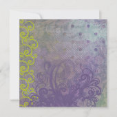 Paarse grunge Scroll (Voorkant)