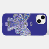 Paarse Guardian Angel Art Custom iPhone Case (Achterkant (horizontaal))