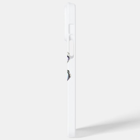 Paarse Guardian Angel Art Custom iPhone Case (Achterkant / Links)