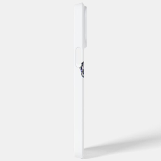 Paarse Guardian Angel Art Custom iPhone Case (Achterkant / Rechts)