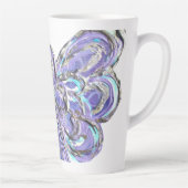 Paarse Guardian Angel Art Custom Latte Mok Cup (Rechts)
