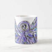Paarse Guardian Angel Custom Coffee Mok Cup (Center)