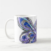 Paarse Guardian Angel Custom Coffee Mok Cup (Links)