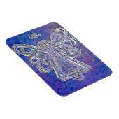 Paarse Guardian Angel Custom Magnet Art schilderen Magneet (Rechterzijde)