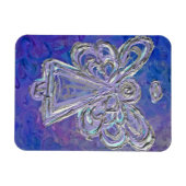 Paarse Guardian Angel Custom Magnet Art schilderen Magneet (Horizontaal)
