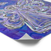 Paarse Guardian Angel Poster Art Prints (Hoek)