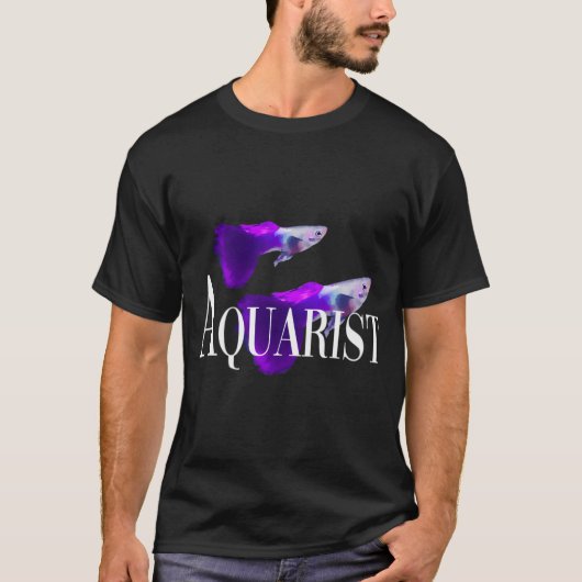 Paarse Guppy T-shirt (Voorkant)