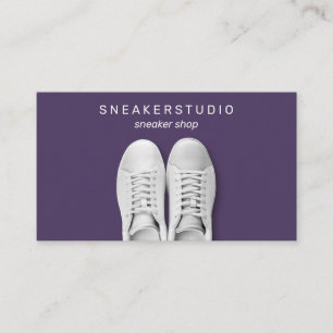 Paarse Gym Walking Sport Sneaker Shoes Visitekaartje