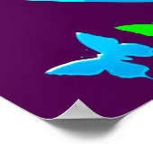  PAARSE GYMNASTICS HOUDEN VAN PERSONALISEERD POSTE POSTER (Hoek)