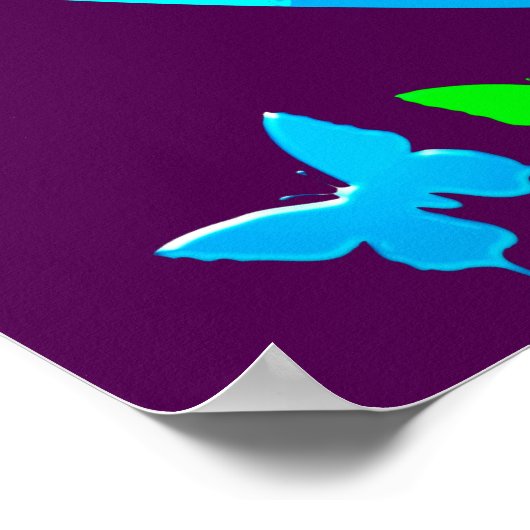  PAARSE GYMNASTICS HOUDEN VAN PERSONALISEERD POSTE POSTER (Hoek)