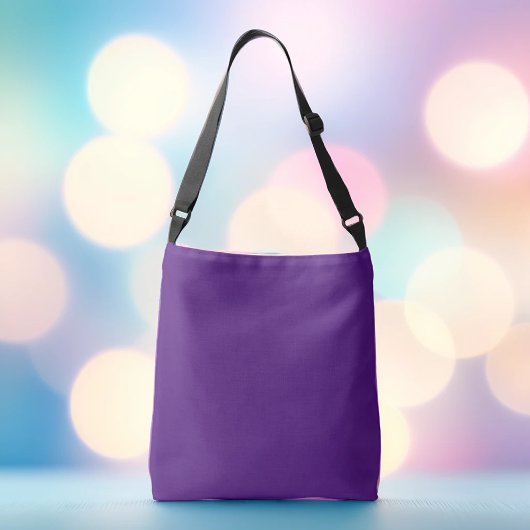 Paarse gymnastiek Gepersonaliseerd Crossbody Tas