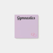 Paarse Gymnastiek Post-it Notities Post-it® Notes (Voorkant)