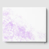 "Paarse haas" Gastenboek (Achterkant)