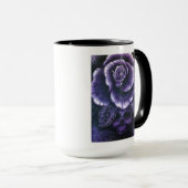 "Paarse haas" Twee toonschedel en Roos Mok (Voorkant rechts)