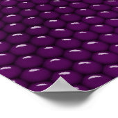 Paarse hageschaald Poster Afdrukken (Hoek)