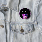 Paarse Hair Butterfly Lady Button (In situ)