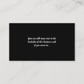 Paarse Hair Butterfly Lady Visitekaartjes (Achterkant)