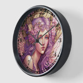 Paarse Hair Fairy Angel Fantasy Art (Hoek)