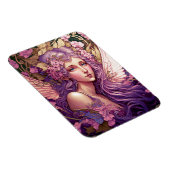 Paarse Hair Fairy Angel Fantasy Art Magneet (Rechterzijde)