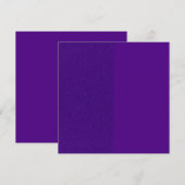 Paarse halfglitter- en matte gevouwen kaarten (op (Voorkant / Achterkant)