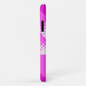 paarse halftone ster Case-Mate iPhone case (Achterkant/rechts)