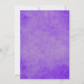 Paarse halloween-heksenprobleem is een broedpartij kaart (Achterkant)