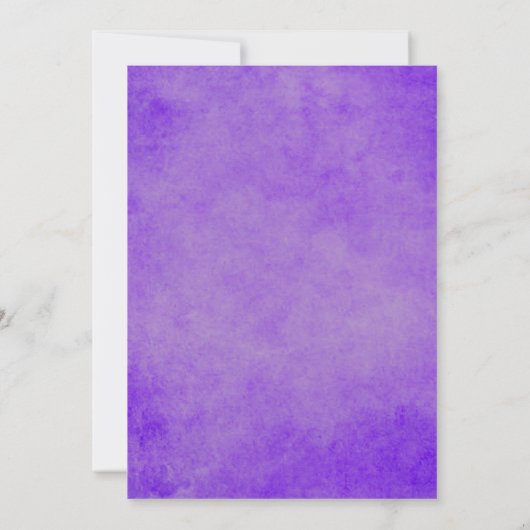 Paarse halloween-heksenprobleem is een broedpartij kaart (Achterkant)