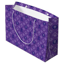 Paarse Halloween Louis Vuitton Pattern