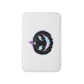 Paarse Halloween pompoen, Halloween kostuums Badmat (Voorkant Verticaal)