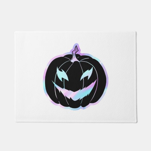 Paarse Halloween pompoen, Halloween kostuums Deurmat (Voorkant)