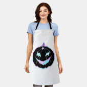 Paarse Halloween pompoen, Halloween kostuums Schort (Gedragen)