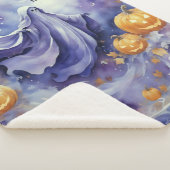 Paarse Halloween Sherpa Deken (3/4)