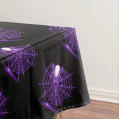 Paarse Halloween Spider Web Tablecloth Tafelkleed (Voorbeeld)