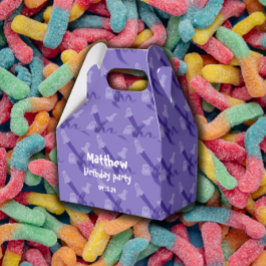 Paarse Halloween-thema verjaardagsfeestje Favoriet Bedankdoosjes