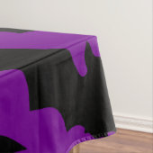 paarse halloween vampier vleermuizen gotisch tafelkleed (Voorbeeld)