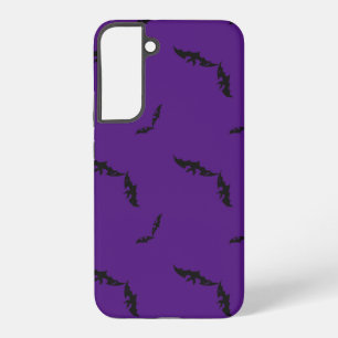 paarse Halloween/vleermuis Samsung Galaxy Hoesje
