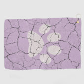 Paarse handdoek met handdoek (Horizontaal)