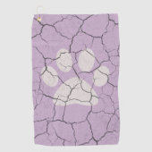 Paarse handdoek met handdoek (Voorkant)