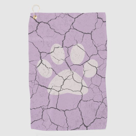 Paarse handdoek met handdoek (Voorkant)